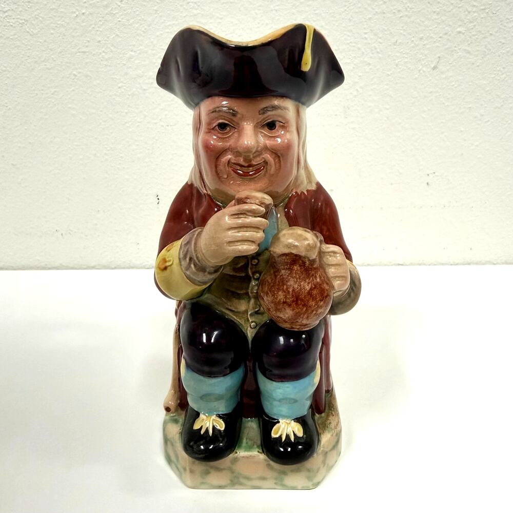 Vintage Ceramic Beswick "Toby Philpot" Toby Jug Pitcher England Barware 6"